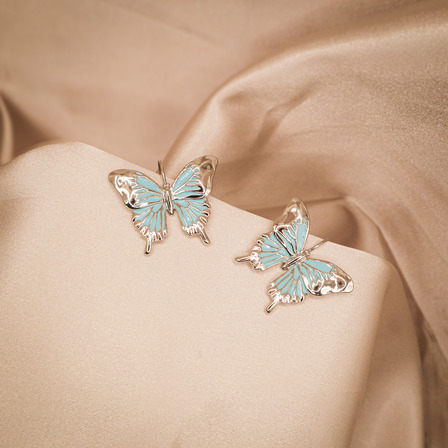 Ulysses Butterfly Enamel Earrings